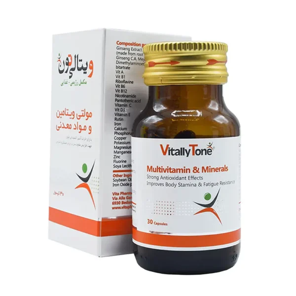 سافت ژل مولتی ویتامین و مینرال ویتالی تون 30 عددی