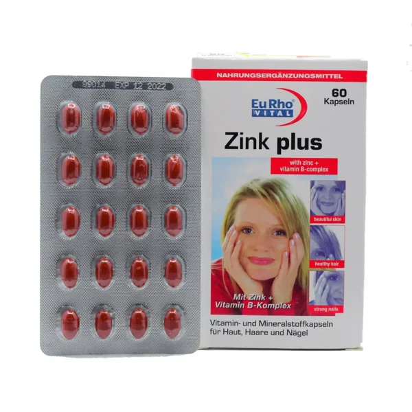 قرص زینک پلاس 5 میلی گرم یوروویتال