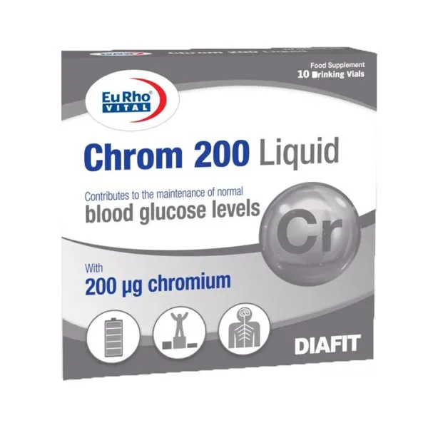 ویال خوراکی کروم 200 یوروویتال