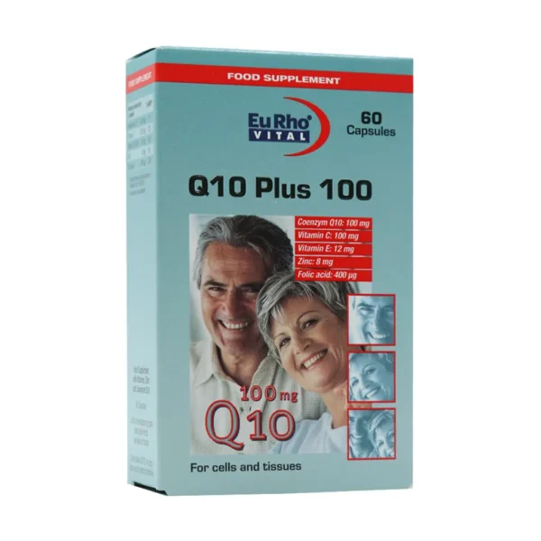 کپسول کیوتن پلاس ۱۰۰ یوروویتال ۶۰ عدد