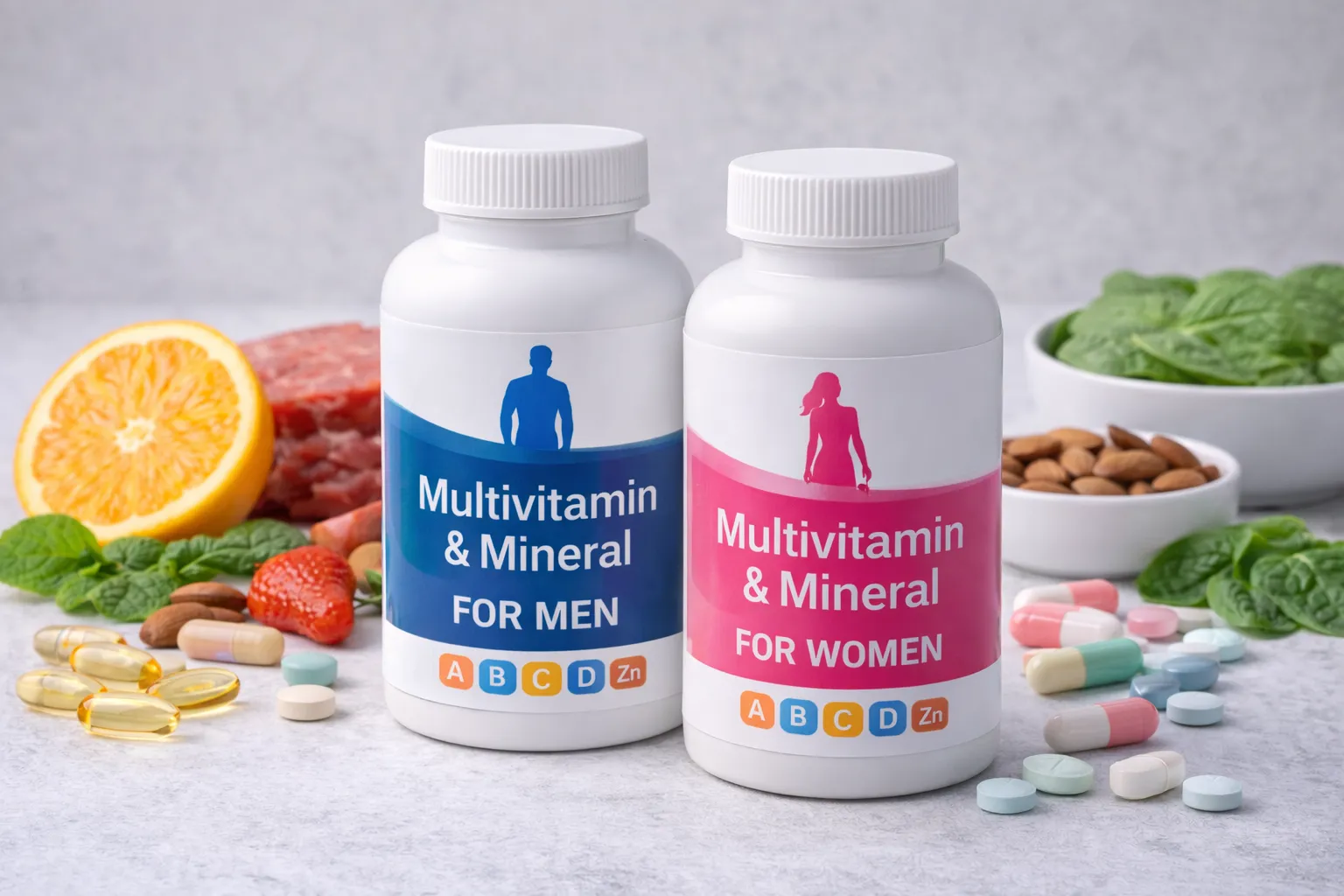 مولتی ویتامین و مینرال آقایان و بانوان