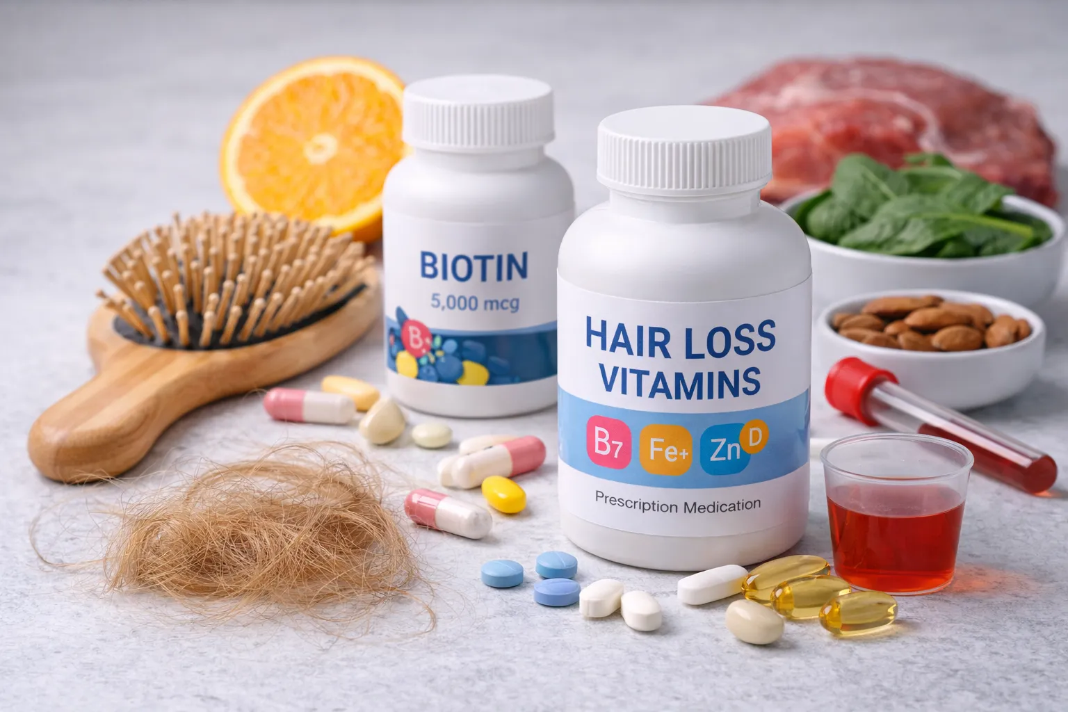بهترین قرص ویتامین برای ریزش مو