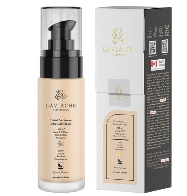 کرم ضدافتاب رنگی spf50 لاویاچه